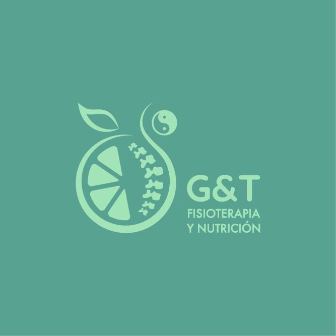 Logotipo G&T sobre fondo verde